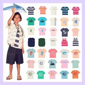 T-shirts 2024 SS Wyn Summer Toddler Boy T-shirt Casual Brand Designer Vêtements pour enfants Filles Nouveau Arrivée Kid Summer Sleve Tees TOPSL2405