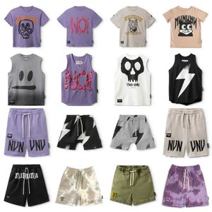 T-shirts 2024 Été Childrens T-shirts Boy Shorts Boy Tops Tops Girl Set Livraison GRATUITE