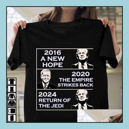 Camisetas 2024 Trump Biden Cartas electorales presidenciales estadounidenses Camiseta impresa Moda Verano Niños y niñas Manga corta Top Tees DHP1I