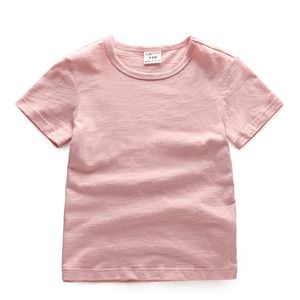 T-shirts 35775 220411 Meisjes SummerT-shirt Wit T-shirts Jongens Kids Top Roze 230303 230606