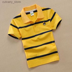 T-shirts 3-stks baby schattig t-shirt gestreepte zomermeisjes jongens trendy kinderen polo shirts fabriek kosten goedkoop whosa l46