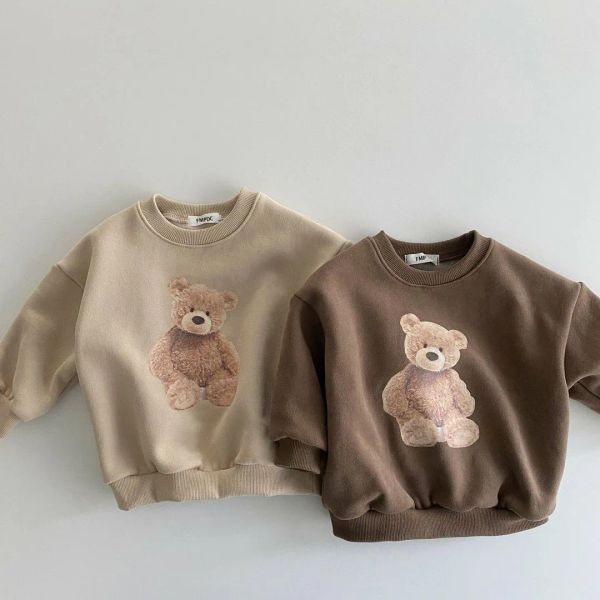 T-shirts Baby Clothes Kids Cartoon Costume Tee Tops Shirts For Girl Boy Automne Hiver Baby Baby Hoodis Toddler SweetSuit Vêtements
