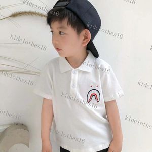 T-shirts babyontwerper Kid Tshirts Summer Girls Boys Fashion T-stukken kinderen Kinderen Casual tops Letters Gedrukt T Shirts Luxury Brand Tops Familie Outfit Polo