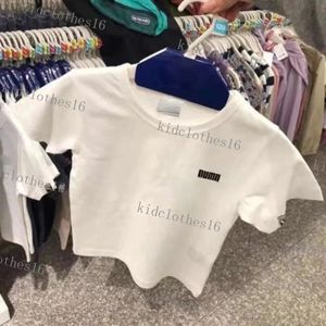 T-shirt Baby Designer Kid Magliette Summer Girls Boys Fashion Tees Bambini Kids Casual Top Lettere T-shirt stampate marchio di lusso rosa bianco nero top brand più stile