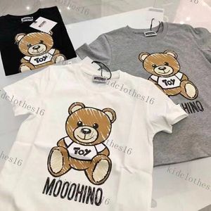 T-Shirts Baby Designer Kinder T-shirts Zomer Meisjes Jongens Mode Tees Kinderen Kinderen Casual Tops Letters Bedrukte T-shirts luxe merk zwart wit tops tees topmerk