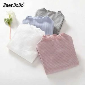 T-shirts Baby Girl Shirt Long Manched Top Childrens Coton sous-vêtements Childrens Hot-Warwearl2405