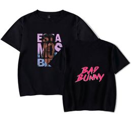 T Shirts Bad Bunny Peripheral Men039s and Women039s Short Sleeve Youth Fashion Collar Casual7667050