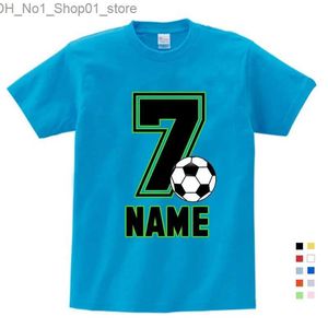 T-shirts Jongens t-shirt Meisjes Voetbalshirts Uw naam Voetbal Europa Cup Wedstrijdshirt voetbalseizoen T-shirts-voetbal Grafisch T-shirt Q240218