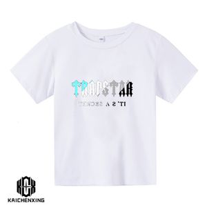 T-shirt Marca TRAPSTAR Tshirt Abbigliamento per bambini Ragazzi Set di tute Harajuku Top Tee Maglietta a colori Hip Hop divertente Pantaloncini casual da spiaggia 230621