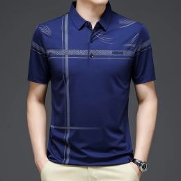 T-shirts Browon Corée Fashion T-shirts Men Summer Summer Buth Brand Sleeve Tshirt Business Casual Tshordow