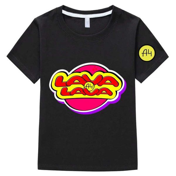 T-shirts T-shirt d'anime mignon kawaii t-shirt comique drôle de dessin 100% coton t-shirt confortable garçons / filles graphiques décontractés T-shirtl2404