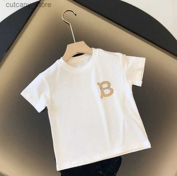 Camisetas Diseñador de niños Baby Kids Short Seve Tees Tops Baby Boys Luxury Shirts Fashion Fashion Tter Camas Chilsrens Casas de ropa estampada L46