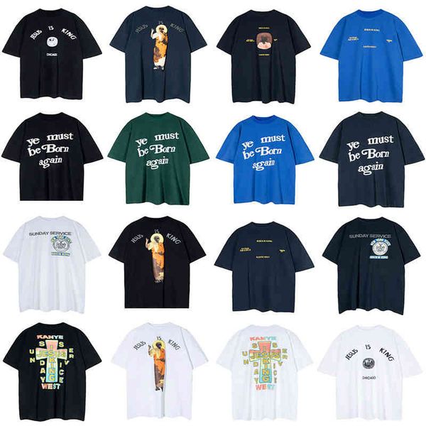 T-shirts Designer Cp Hommes et Femmes t-shirt Manches Courtes King Print Loose Summer High Street Japane Col Rond Tees