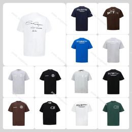 T-shirts Designer T-shirts pour hommes Cole Buxt Été Printemps Lâche Blanc Noir T-shirt Hommes Femmes Haute Qualité Slogan Classique Imprimer Top Tee Avec