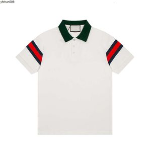 T-shirts Designer Polo Shirt Revers Marque Luxe Business Vêtements Pour Hommes Haut D'été {catégorie}