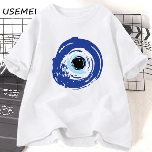 T-shirts Les bonnes choses arrivent Mauvais œil Graphique T-shirts Santé mentale Tshirt Femmes Hommes Hommes T-shirt décontracté Harajuku Femmes Vêtements T-shirts