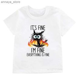 T-shirts super je suis génial tout le monde super animaux amusants chiens chiens singes imprimés pour enfants t-shirts filles / garçons