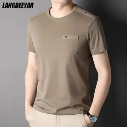 Camisetas High End New Summer Brand Designer Luxury Tops Urban Mens THISH VIP Camina corta Casual Moda Fashion Clothing 2023