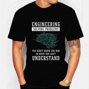 Camisetas Ropa de ingeniería interesante Camiseta de hombre de ingeniero mecánico extra grande de verano para mujer P230601