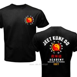 Camisetas Jeet Kune do Academy T Shirt Men Bruce Martial Artista Greatest Jeet Kune do Wing Chun Tshirt Tees Streetwear