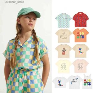 T-shirts Vêtements pour enfants 2023 Nouveau week-end d'été Marque Garçons T-shirt Enfant Filles Casual Couverture en coton T-shirts Mode Dessin animé Bébé Outfit Sets24328