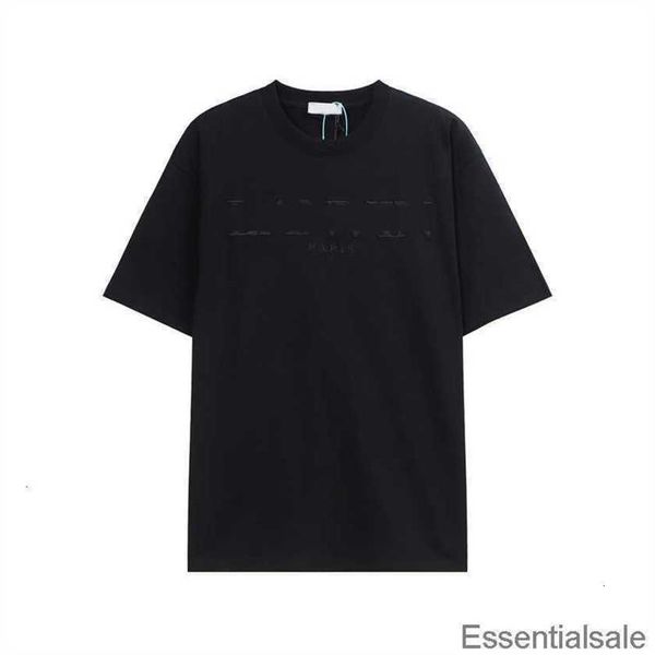 T-shirts Lanvins 2023 Printemps Été Hommes Femmes Mode Lettre Imprimé À Manches Courtes t-shirts Ras Du Cou T-shirts Usa Royaume-Uni High Street Sweat 3x0h