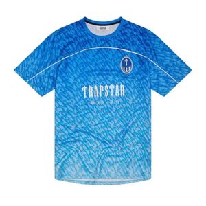 T-shirts Limited Nouveau Trapstar London 2023 T-shirt pour hommes à manches courtes unisexe chemise bleue pour hommes mode Haruku Tee hauts hommes t-shirts 6888ss