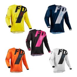 Camisetas de manga comprida, redução de velocidade, traje de corrida de motocicleta off-road, secagem rápida e respirável, traje de ciclismo de montanha