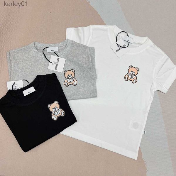 Camisetas Diseñador de lujo Niños Ropa de verano para adolescentes Niños Camiseta Marcas Niños Niñas Boutique de manga corta Ropa al por mayor 240306