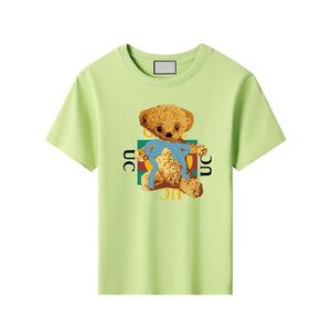 T-shirts T-shirts de luxe pour enfants de haute qualité T-shirts pour enfants G Designer Vêtements pour bébés Designers Boy Tops Costume pour enfants Fille Imprimé Cott Dhn3O