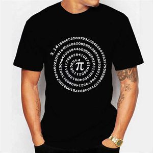 T-shirts Wiskunde Pi Symbool Harajuku Mode 2021 Super Grote Grafische T-shirt Herenkleding Unisex Shirt Chemie Homme P230601