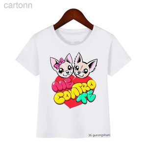 T-shirts Me Contro Te garçons enfants vêtements drôles garçons t-shirts été mode tendance filles t-shirts mignon anime enfant en bas âge t-shirt hauts en gros ldd240314