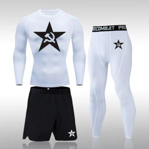 T-shirts Men Boxing Jerseys Muay Thai Compression Kickboxing Sport Sports T-shirt Men Rashguard Jiujitsu MMA Jogging Gym Fiess Tracksuit