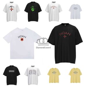 T-shirts hommes 23ss couleur voilier imprimé noah t-shirt manches longues hommes femmes taille ue 100 coton T-shirts mode été Haikyuu Op