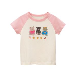 T-shirts Menoea enfants été Shorts manches hauts pour bébé filles garçons mignon dessin animé imprimé T-shirts vêtements décontractés pour enfantsT-shirts