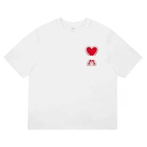 T-shirts heren en dames t-shirts zomermodemerk casual losse trendy hoogwaardige katoenen hartdrukken luxe kleding maat S-4XLL2405