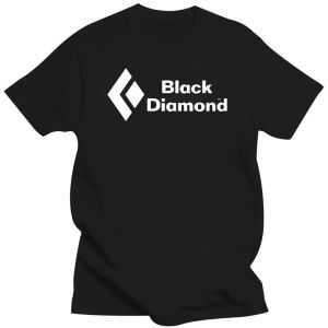 T-shirts pour hommes vêtements noirs de ski de diamant