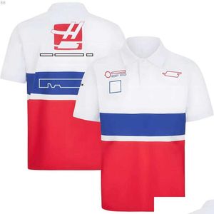 T-shirts Motorkleding F1 Heren Forma One Racing Suit Revers Shirt Kleding Teamwerk Korte mouwen T-shirt Heren Maatwerk met dezelfde drop