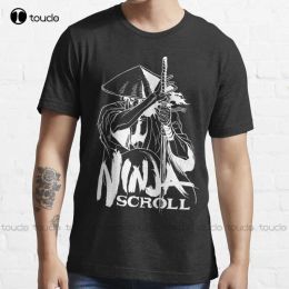 T-Shirts nouveau Ninja Warrior Ninja Scroll Jubei Kibagami Kagerov t-shirt Pirate chemise coton t-shirt S5Xl