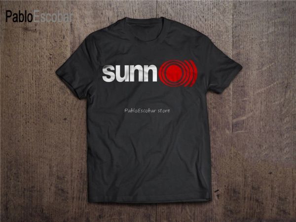 Camisetas New Sunn O))) Band Red Metal Rock Band Men's Black Tshirt Tamaño S6XL Personalidad Camiseta personalizada Men Summer Camiseta