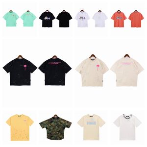 T-shirts P A Courte Print Mens T-Shirts Womens Designer Vêtements Fashion Top Upside Down TEOS TEES PXP PEPTUD CLASSIC HURACANE STAR