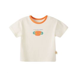 T-shirts pureborn Unisex Baby Toddler Graphic Tee Boy's Gril's Crew Neck Short Sleeve Cotton T-shirt 230620