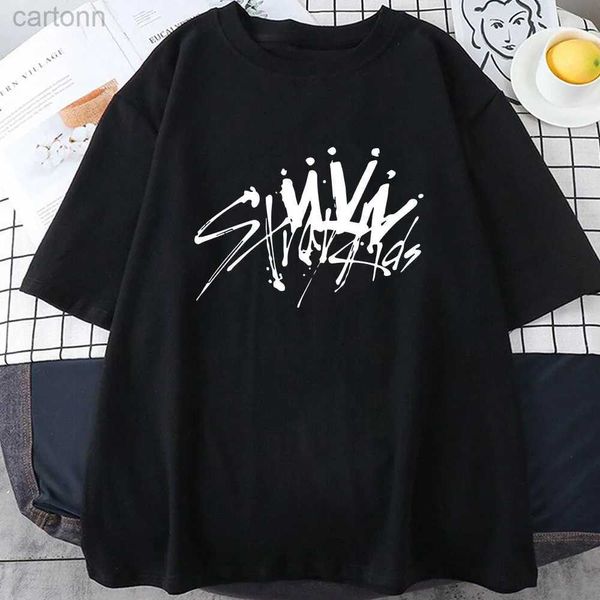 T-shirts Stray Kids Classe S Cinq Étoiles Album T-shirts 2023 Hommes/femmes Graphique Sweat Vintage Drôle Été Coton T-shirt Unisexe T-shirts ldd240314