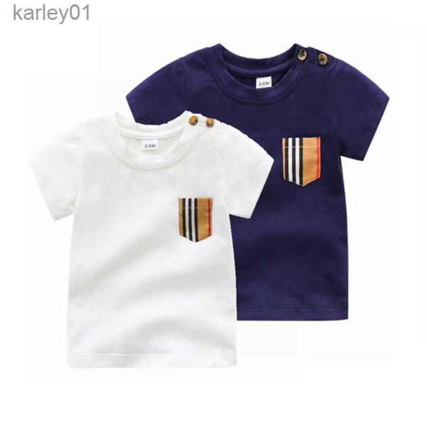 T-shirts Été Bébé Garçons Vêtements Polos À Manches Courtes Mode Enfants Tee Tops Sport Tenues Designers Vêtements 240306