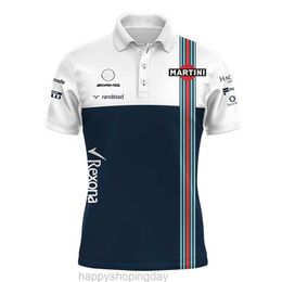 T-shirts zomer nieuw shirt F1 racepak Williams Benz Team T-shirt polo rapel overalls vrouwen polos tops 5xl2 shorts 92yt