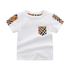 T-shirts d'été à manches courtes filles tops t-shirts pour garçons T-shirt 100% coton pour enfants 1 à 6 ans