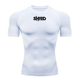 T-shirts Summer Clans courtes courir Tshirt Compression Sports Shirt Men's Men's Rashgarda MMA MMA Long Manches Tshirt Body Body