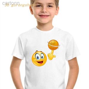 T-shirts d'été t-shirt garçons t-shirts Spinning basket-ball enfants t-shirt vêtements pour enfants t-shirts hauts pour filles chemises enfants vêtements ldd240314