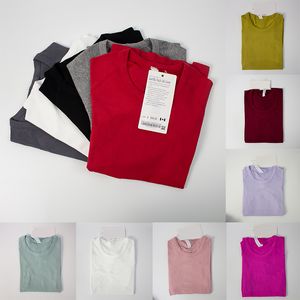 T-shirts Swiftlys Tech 1.0 Yoga Lulus Vêtements de sport pour femmes T-shirts à manches courtes pour femmes évacuant l'humidité en tricot polaire à haute élasticité Citron Vente en gros Lulusgood