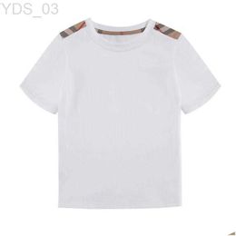 T-shirts T-shirts 2-8T Peuter Kid Baby Jongens Meisjes Kleding Zomer Katoenen T-shirt Korte mouw T-shirt Kinderen Top Baby Outfit Drop Delivery K Dhyuz 240306